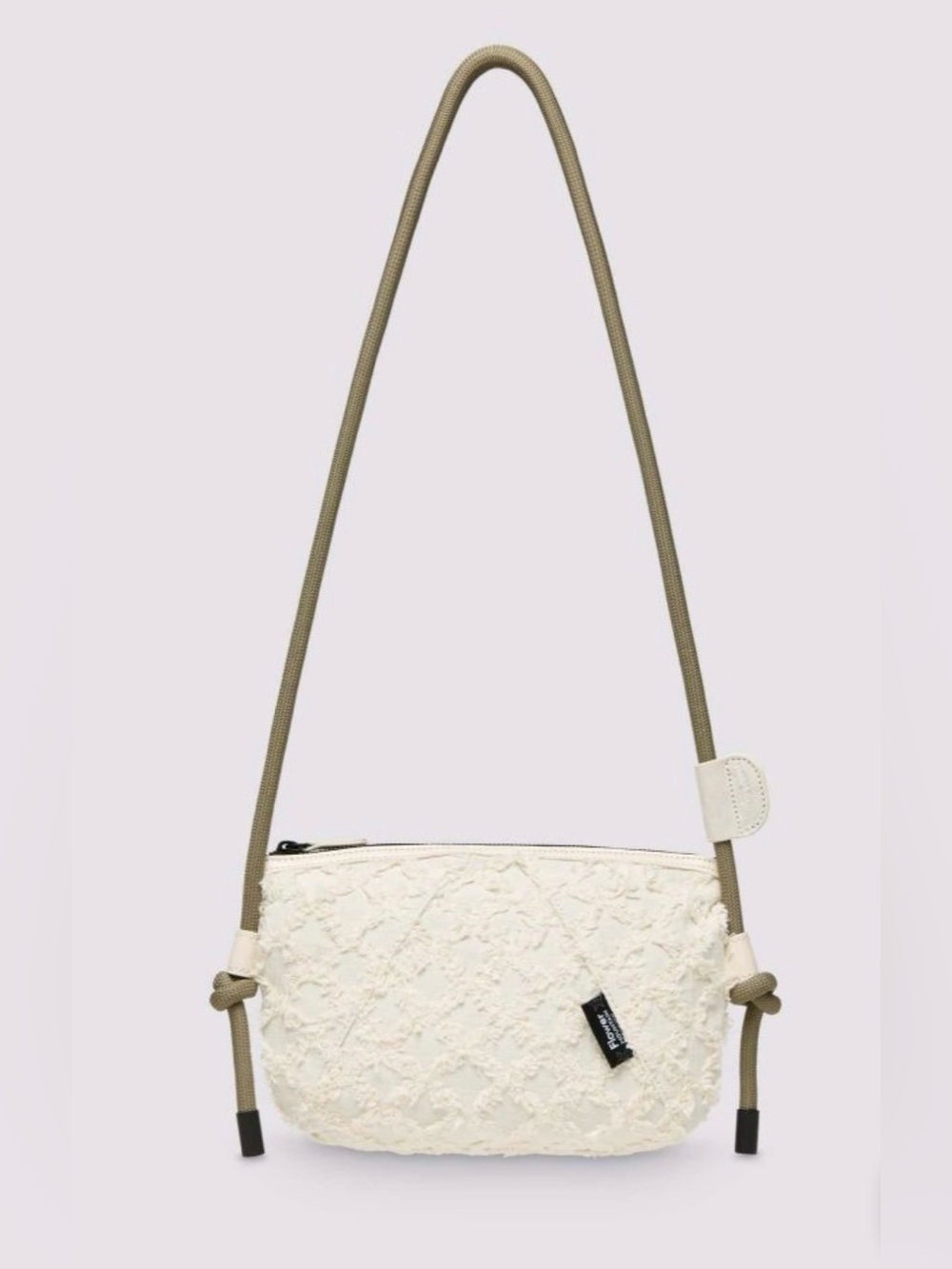 NWT Flower Mountain POCKET BAG Mini canvas cross body bag - Off white